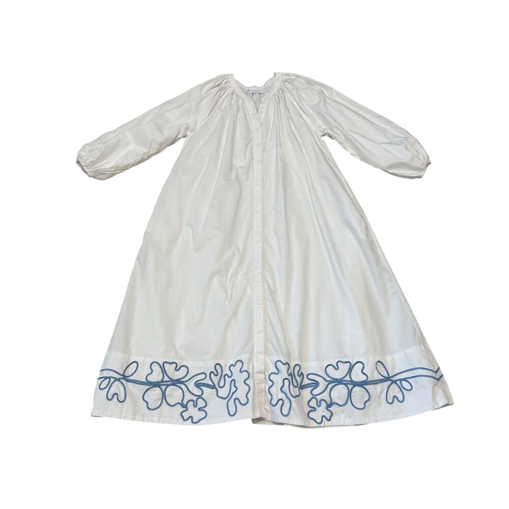 LAKE Pajamas Brunch Dress in White Size M